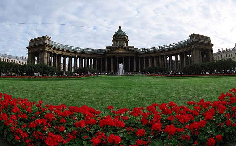 喀山大教堂圣彼德堡 Kazan Cathedral St. Petersburg 