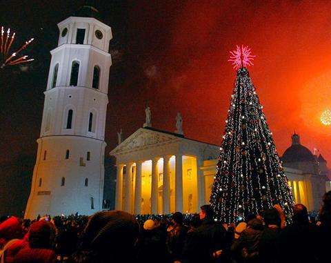 大教堂广场 Cathedral Square Vilnius 