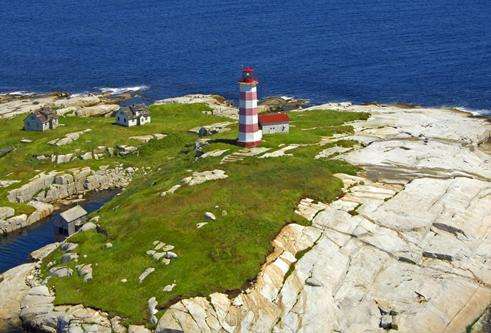 桑布罗岛灯塔 Sambro Island lighthouse 