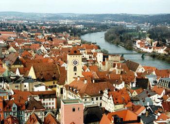 雷根斯堡旧城 Old town of Regensburg with Stadtamhof 