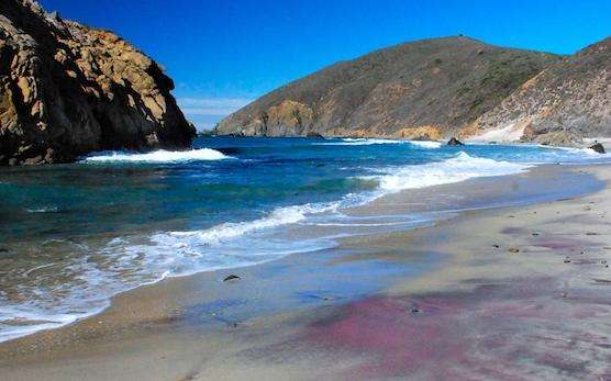 帕非佛沙滩 Pfeiffer Beach 