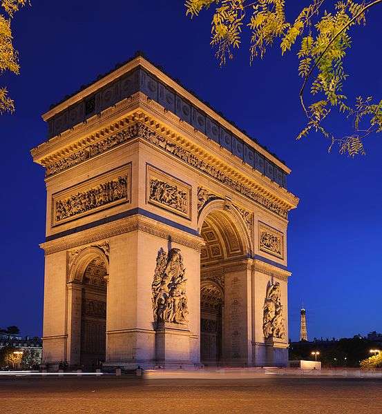 巴黎凯旋门 Arc de Triomphe 