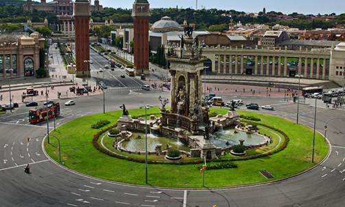 西班牙广场巴赛隆纳 Plaza de Espaa Barcelona