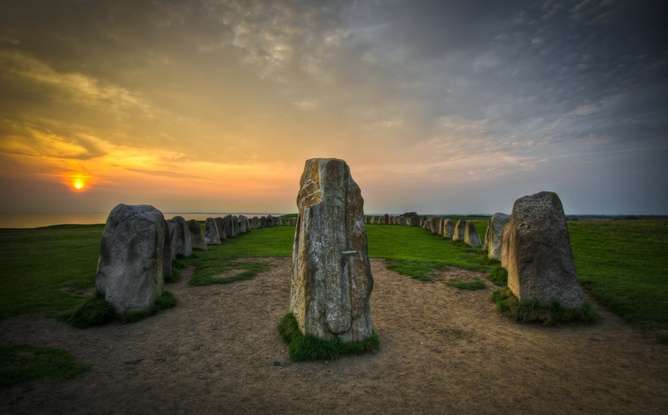 阿勒巨石阵 Ale's Stones 