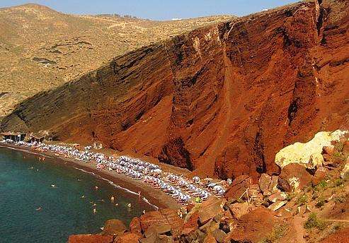 圣托里尼红沙滩 Red Beach Santorini 