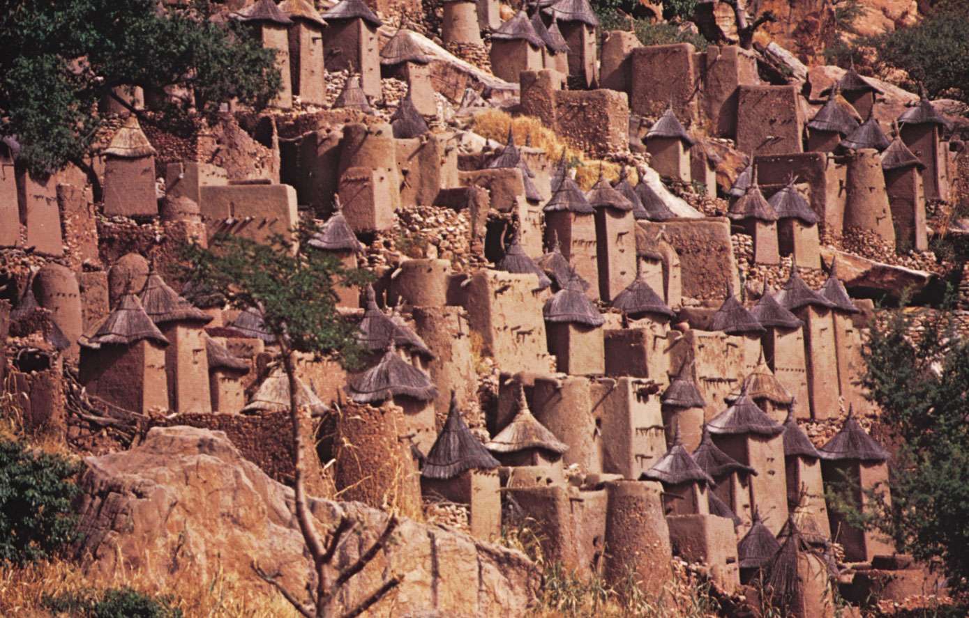 邦贾加拉悬崖多贡斯土地 Cliff of Bandiagara Land of the Dogons 