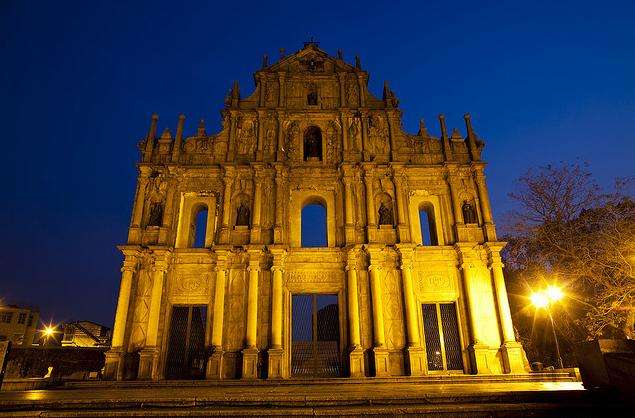 大三巴牌坊 Ruins of St. Paul 