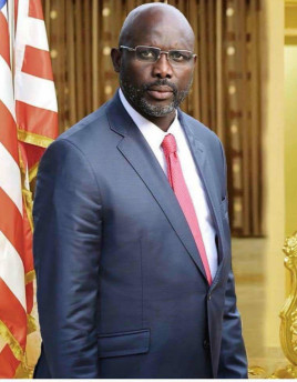 乔治·维阿 乔治王 乔治·泰隆·曼内赫·奥邦·乌斯曼·维阿 George Weah GeorgeTawlonMannehOppongOusmanWeah