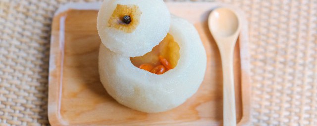 蒸梨的做法及功效 吃蒸梨有什么好处