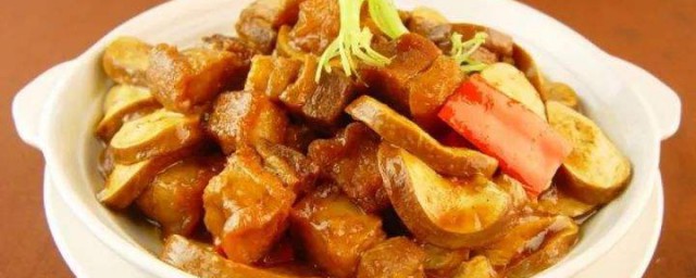 素鸡烧肉的家常做法 如何做素鸡烧肉呢