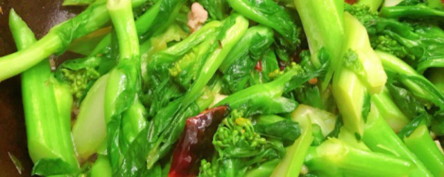 辣炒菜心的家常做法 如何做辣炒菜心
