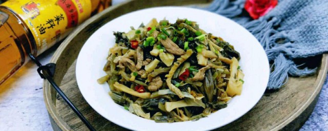 荠菜冬笋炒肉丝的家常做法 荠菜冬笋炒肉丝怎么做