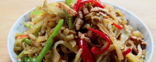 碧绿榨菜的家常做法 碧绿榨菜的家常做法是什么样的