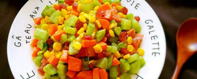 彩蔬火腿丁做法 彩蔬火腿丁怎么做 彩蔬火腿丁做法 彩蔬火腿丁怎么做