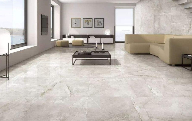 大理石拉槽是直接铺在地面吗