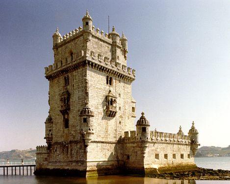 哲罗姆派修道院和里斯本贝莱姆塔 Monastery of the Hieronymites and Tower of Belém in Lisbon