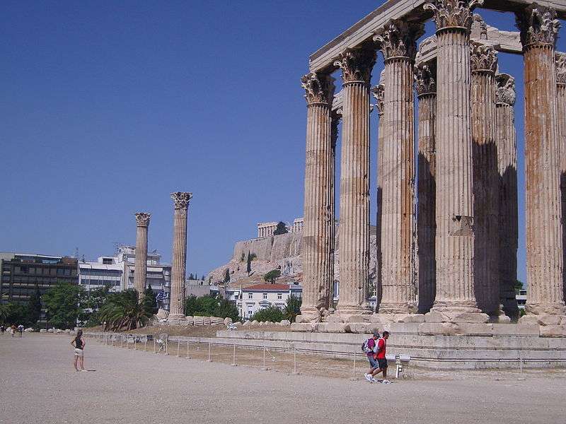 奥林匹亚宙斯神庙雅典 Temple of Olympian Zeus Athens