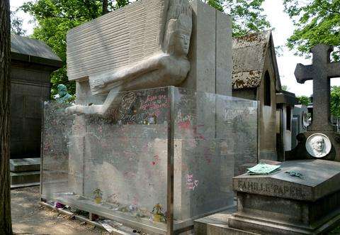 奥斯卡王尔德墓碑 Oscar Wilde's Tomb