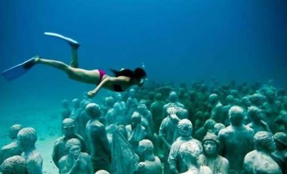 墨西哥海底雕塑博物馆 Museo Subacuático de Arte