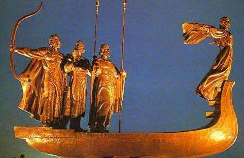 基辅城市奠基者纪念碑 Monument to Founders of Kyiv