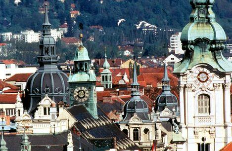 格拉茨城历史中心与埃根柏格城堡 City of Graz-Historic Centre and Schloss Eggenberg