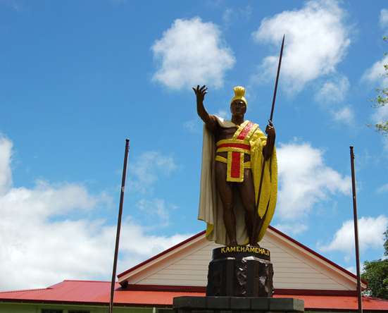 第一座卡美哈美哈一世国王雕像 The First Kamehameha I Statue