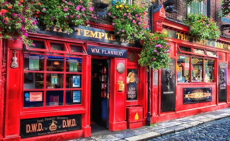 坦普尔酒吧区 Temple Bar Dublin