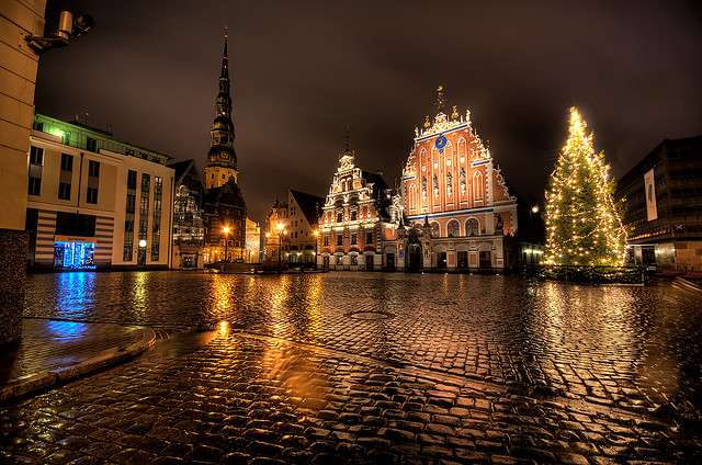 里加市政厅广场 Riga Town Hall Square