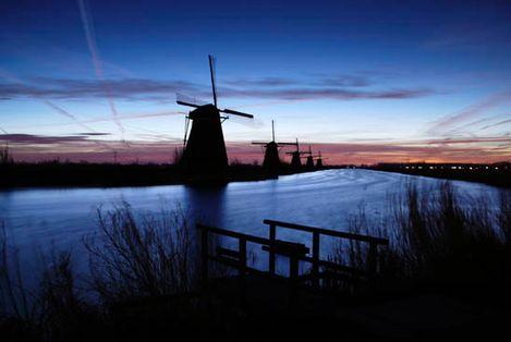 金德代克-埃尔斯豪特的风车 Mill Network at Kinderdijk-Elshout