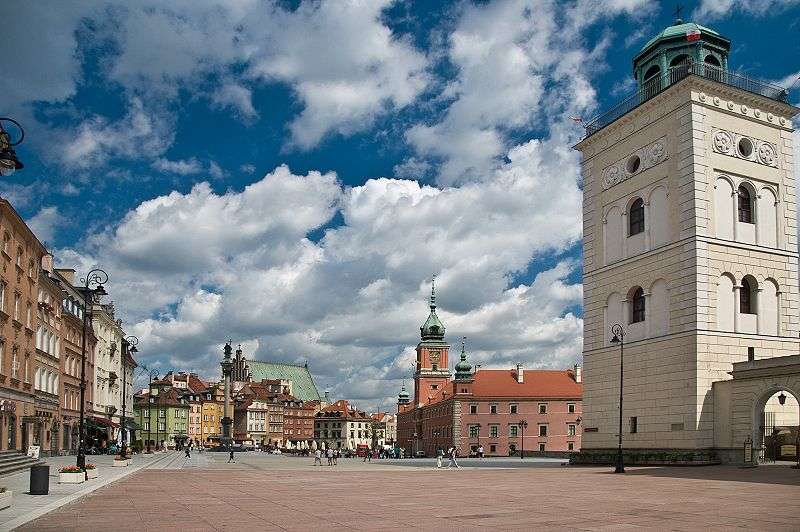 华沙城堡广场 Warsaw's Castle Square