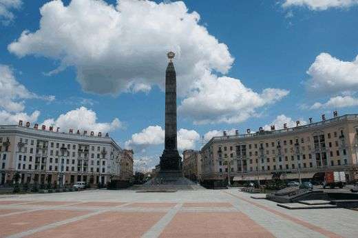 明斯克胜利广场 Victory Square Minsk