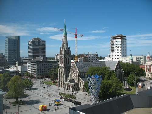 基督城大教堂广场 Cathedral Square Christchurch