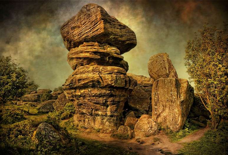 布里莫姆岩石 Brimham Rocks