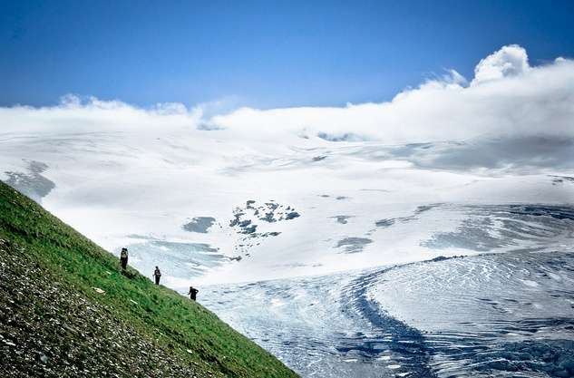 戈尔内冰河 Gorner Glacier