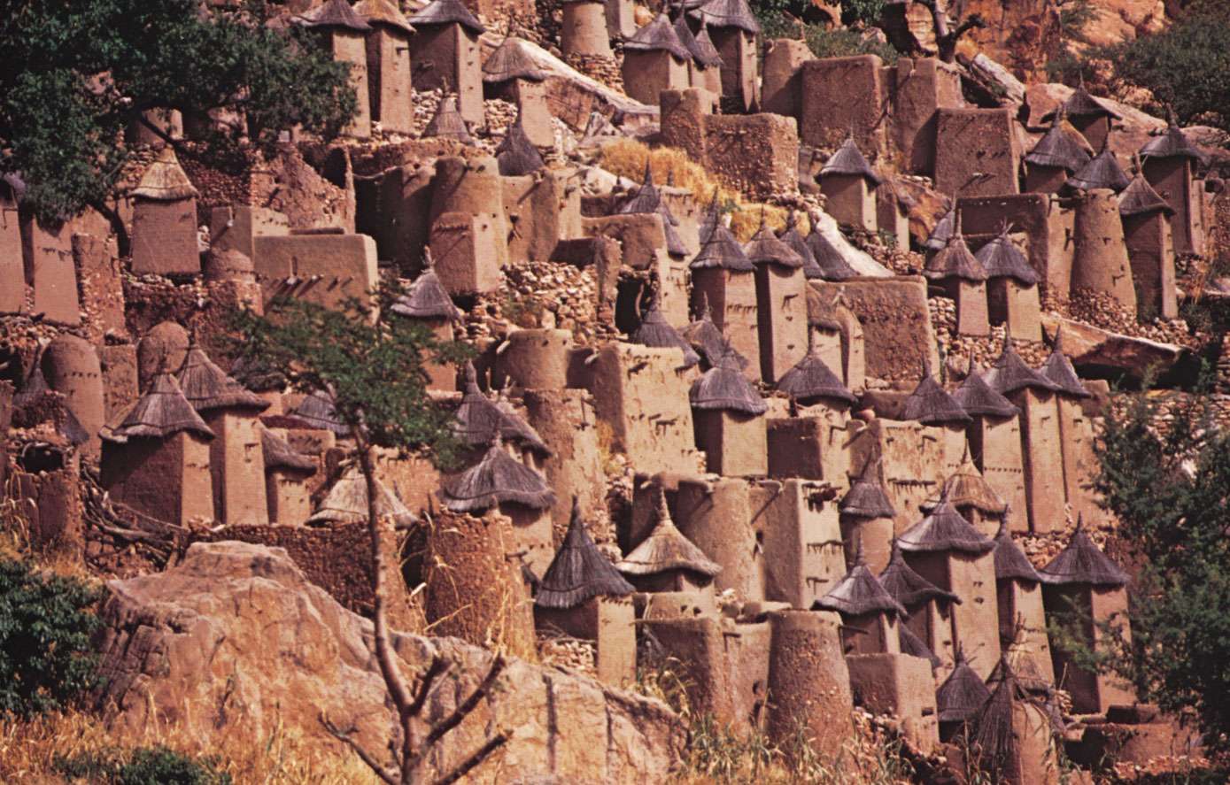 邦贾加拉悬崖多贡斯土地 Cliff of Bandiagara Land of the Dogons