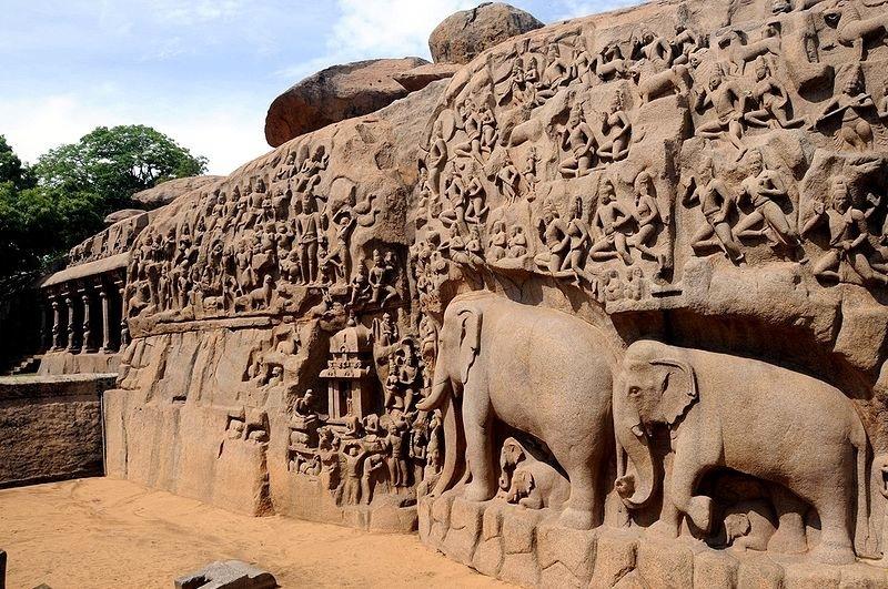 默哈伯利布勒姆古迹群 Group of Monuments at Mahabalipuram
