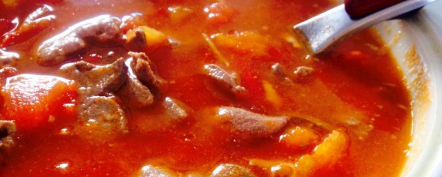番茄猪肝汤的家常做法 番茄猪肝汤怎么做