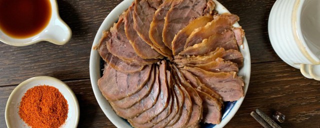 牛腱子怎么卤好吃 卤牛腱子肉做法