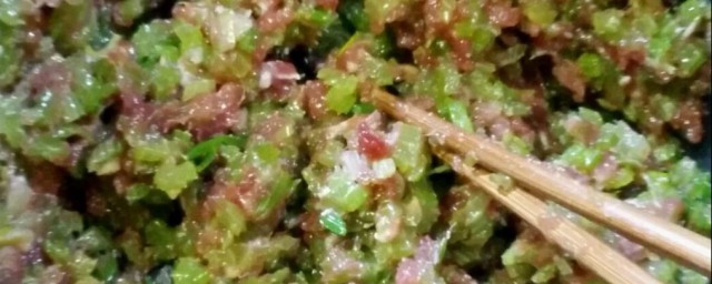 大肉芹菜饺子馅怎么做 大肉芹菜饺子馅如何做