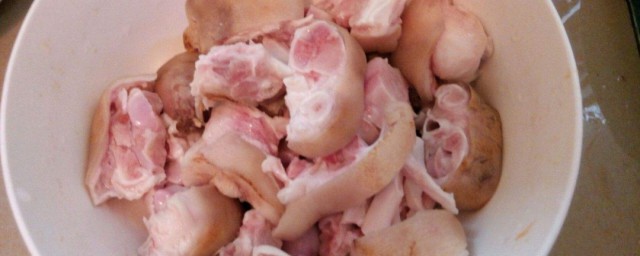 泡猪脚的做法 泡猪脚的做法介绍