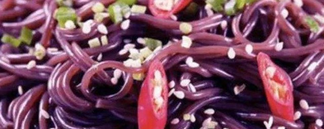 凉拌紫薯粉的家常做法 凉拌紫薯粉的家常做法介绍