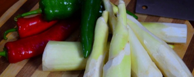 丽花茭白的家常做法 如何做丽花茭白