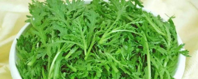 泥蒿和茼蒿的区别 泥蒿和茼蒿的区别介绍