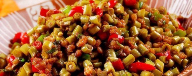 酸豆角炒圆椒的家常做法 酸豆角炒圆椒的家常做法介绍