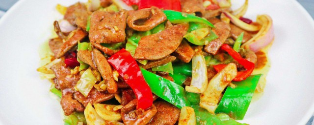 炒猪肝怎么做 青椒炒猪肝的做法 炒猪肝怎么做 青椒炒猪肝的做法