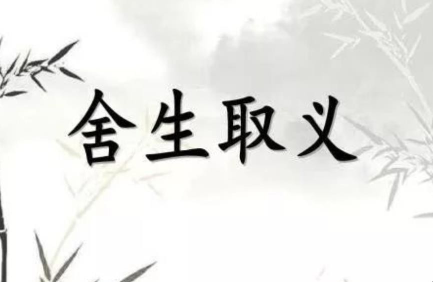 舍生取义是什么意思